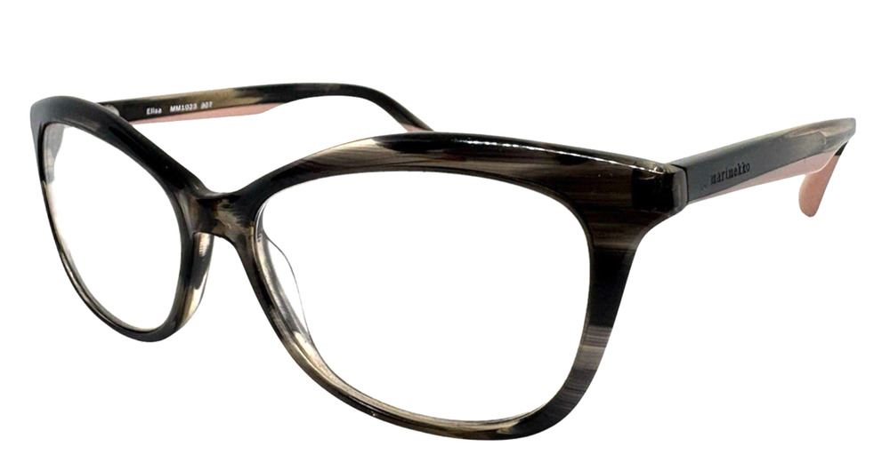 MARIMEKKO ELISA MM1023 907 TORTOISE BROWN PINK EYEGLASSES 52-15-140